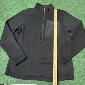 KUIU Fleece Men's 2XL Black Base Camp High Loft Sweater Half Zip Hunting
